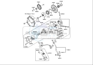 ZX-10R NINJA - 1000 cc (EU) drawing STARTING MOTOR