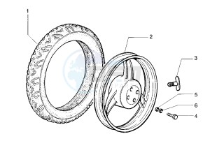 VELOFAX 50 drawing Rear Wheel