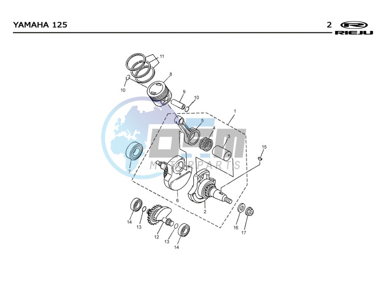 PISTON - CRANKSHAFT  EURO2