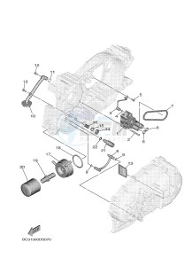 XP530E-A T-MAX (BV11) drawing OIL PUMP