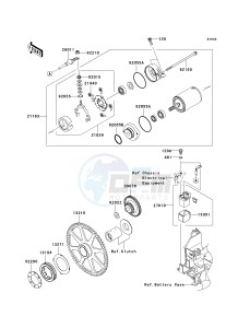 VN 2000 E [VULCAN 2000 CLASSIC] (6F-7F) E7F drawing STARTER MOTOR