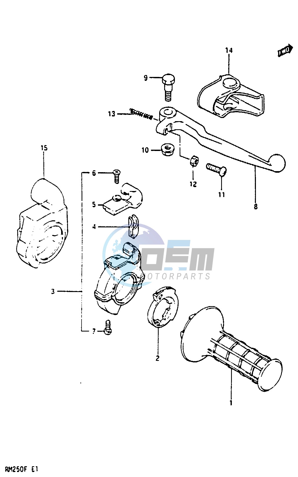 RIGHT HANDLE SWITCH (MODEL F)