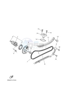 MWS125-C TRICITY 125 (BU51 BU53) drawing CAMSHAFT & CHAIN