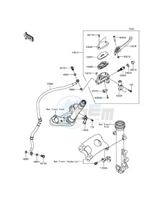 VULCAN S EN650AGFA XX (EU ME A(FRICA) drawing Front Master Cylinder