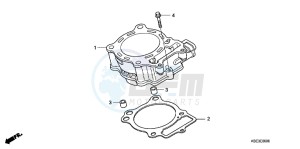 CRF150RBC drawing CYLINDER