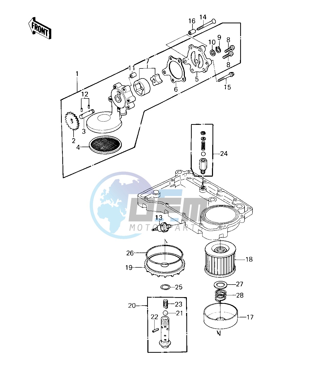 OIL PUMP_OIL FILTER -- 80-81 C1_C2- -