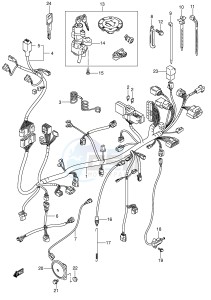 DL1000 (E2) V-Strom drawing WIRING HARNESS (MODEL K4 K5 K6)