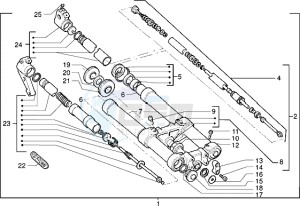 RK 50 drawing Front-wheel suspension