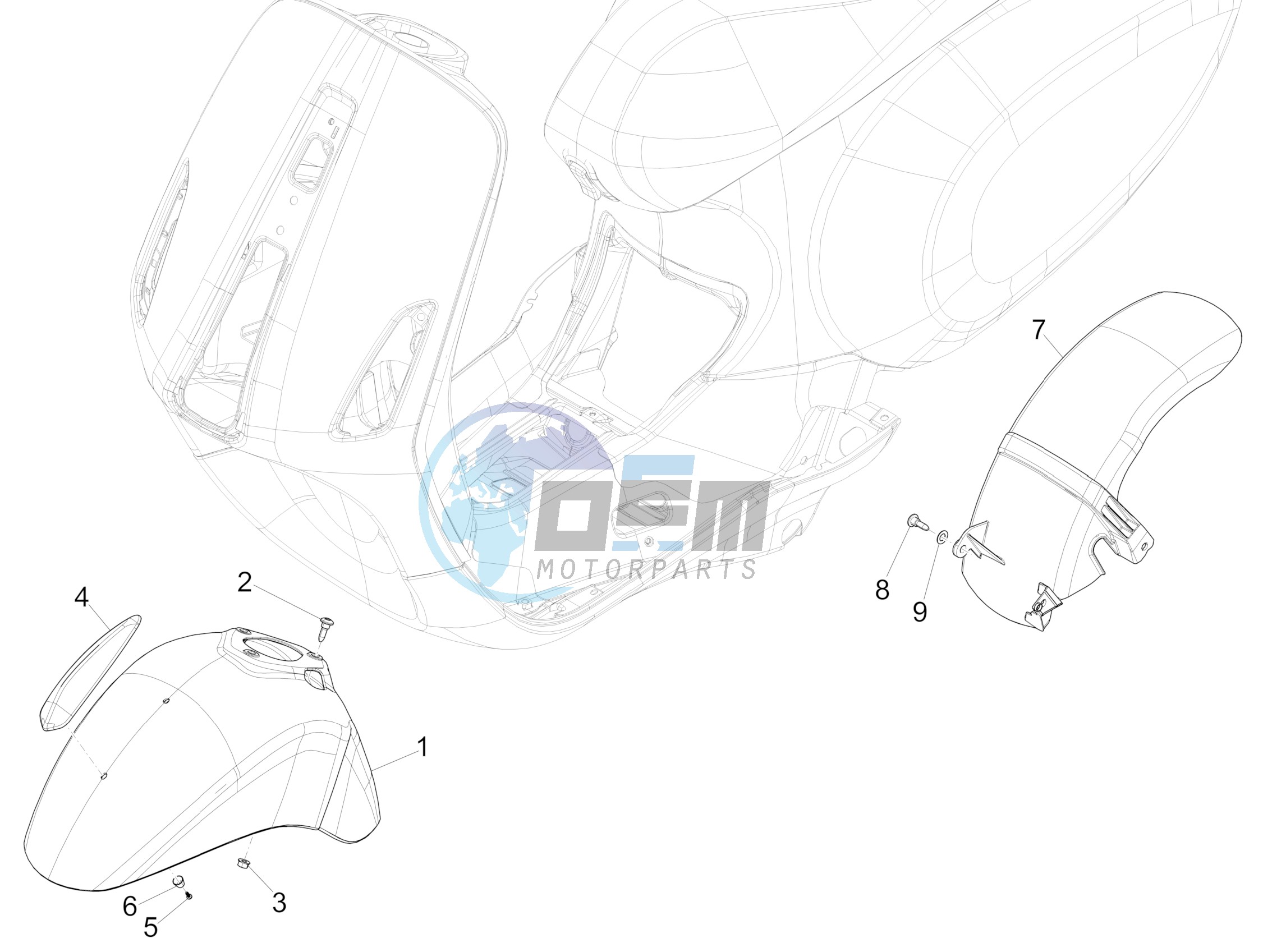 Wheel huosing - Mudguard