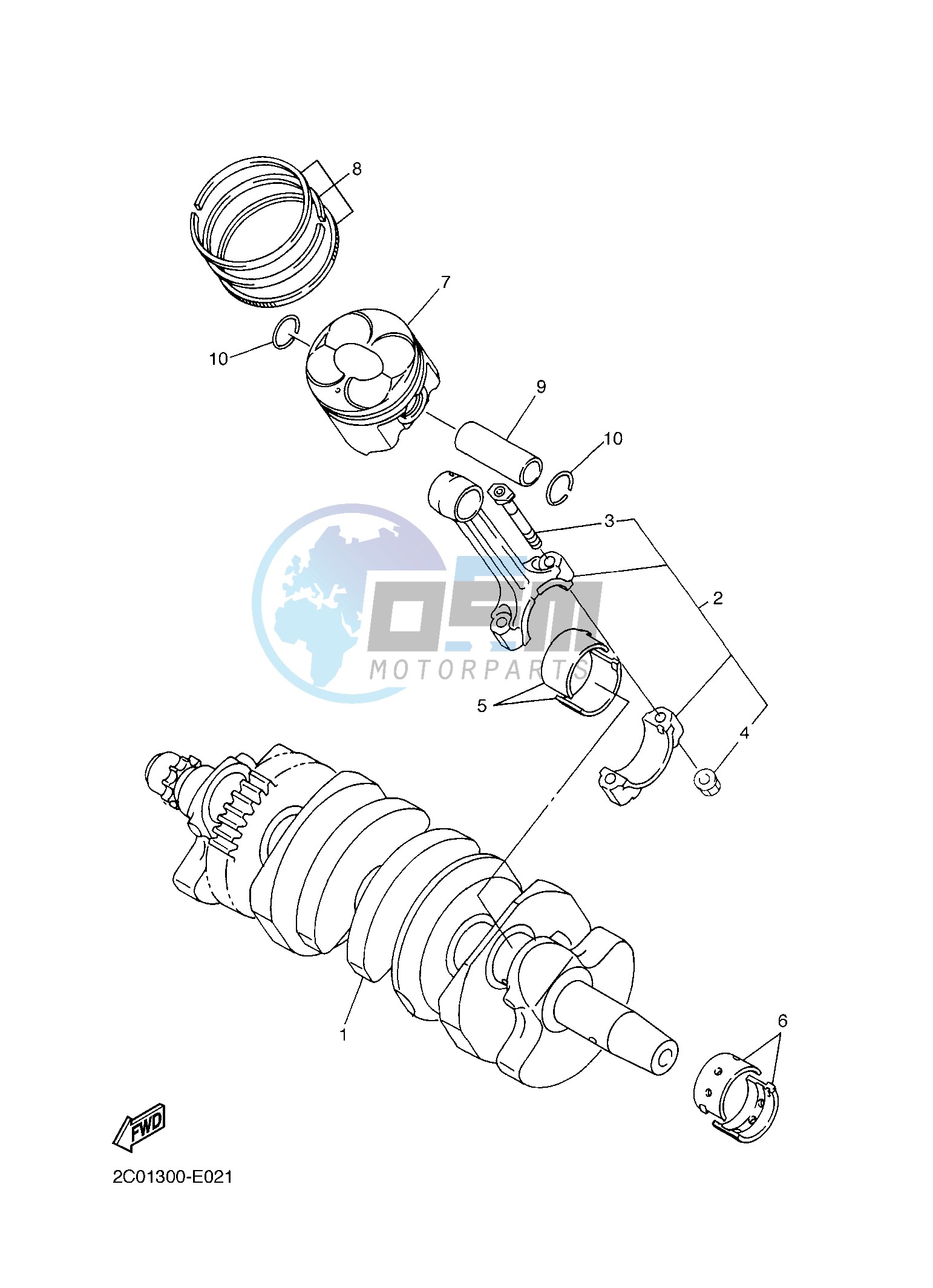 CRANKSHAFT & PISTON