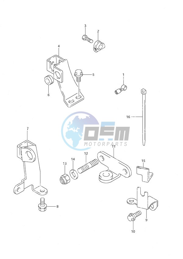 Remocon Cable Holder - w/Remote Control