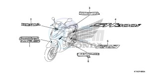 SH300AE SH300AE UK - (E) drawing MARK/STRIPE