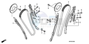 VT1300CXAB drawing CAM CHAIN/TENSIONER