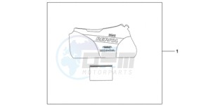 CBR1000RRA ED drawing INDOOR BODY COVER