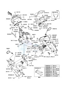 ER-6f EX650C9F GB XX (EU ME A(FRICA) drawing Cowling(Upper)