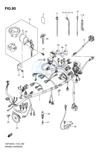 VZR1800 (E2) INTRUDER drawing WIRING HARNESS (VZR1800ZL1 E19)