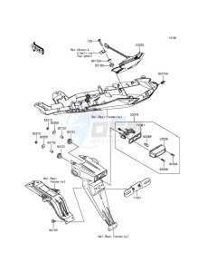 NINJA_ZX-6R ZX636EFF FR GB XX (EU ME A(FRICA) drawing Taillight(s)