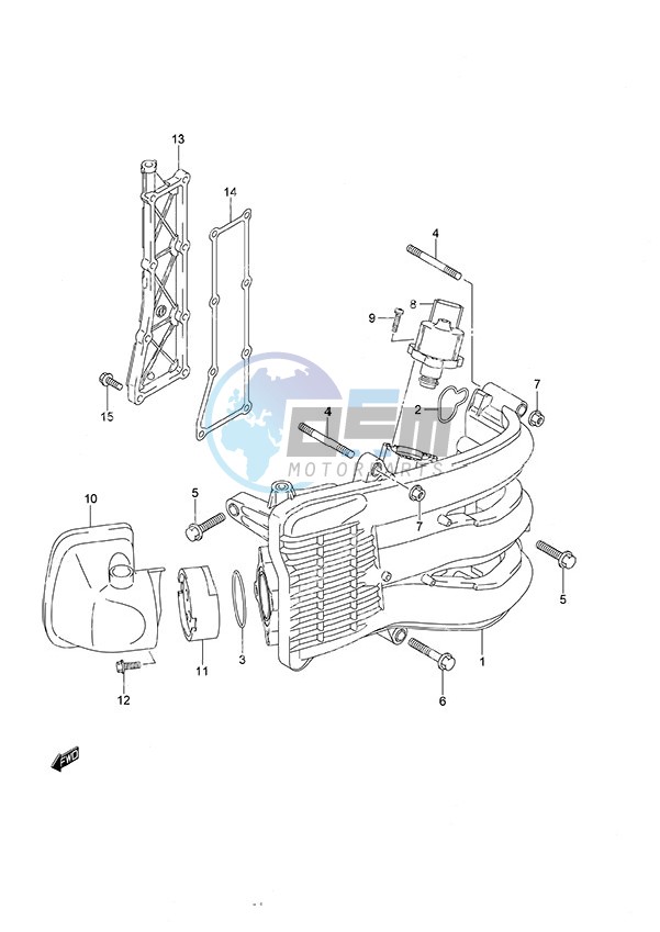 Intake Manifold/Silencer/Exhaust Cover