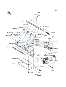 JET SKI STX-15F JT1500A9F EU drawing Throttle