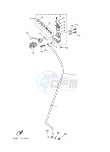 YZ85LW (B0G1) drawing FRONT MASTER CYLINDER