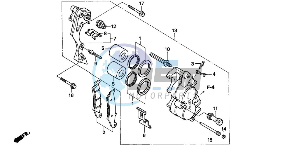 FRONT BRAKE CALIPER