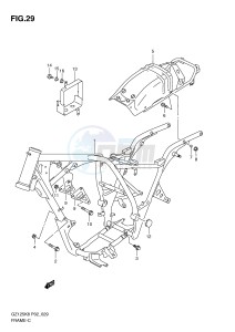 GZ125 (P02) drawing FRAME