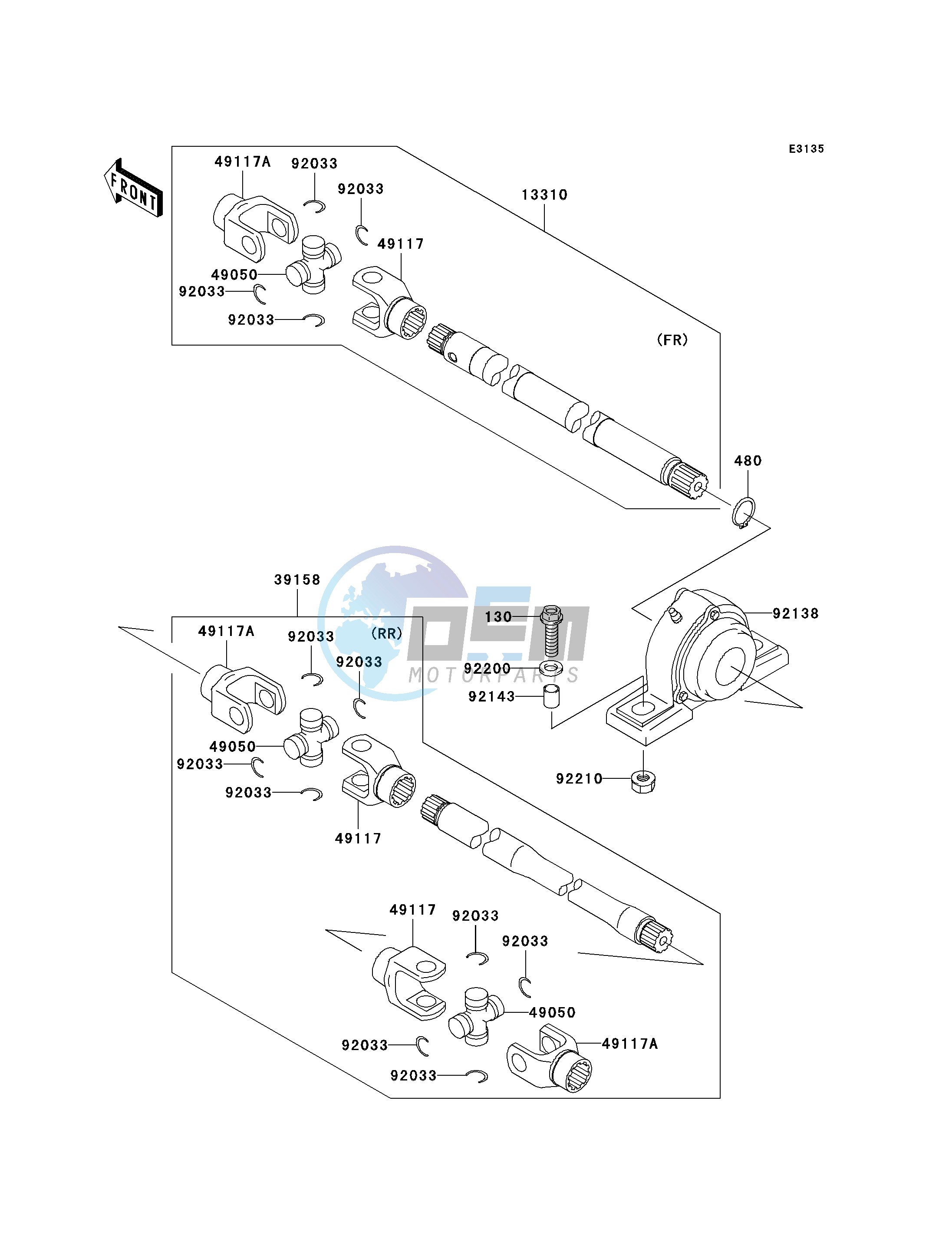 DRIVE SHAFT-PROPELLER