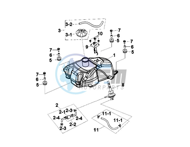 FUEL TANK - FUEL CUT