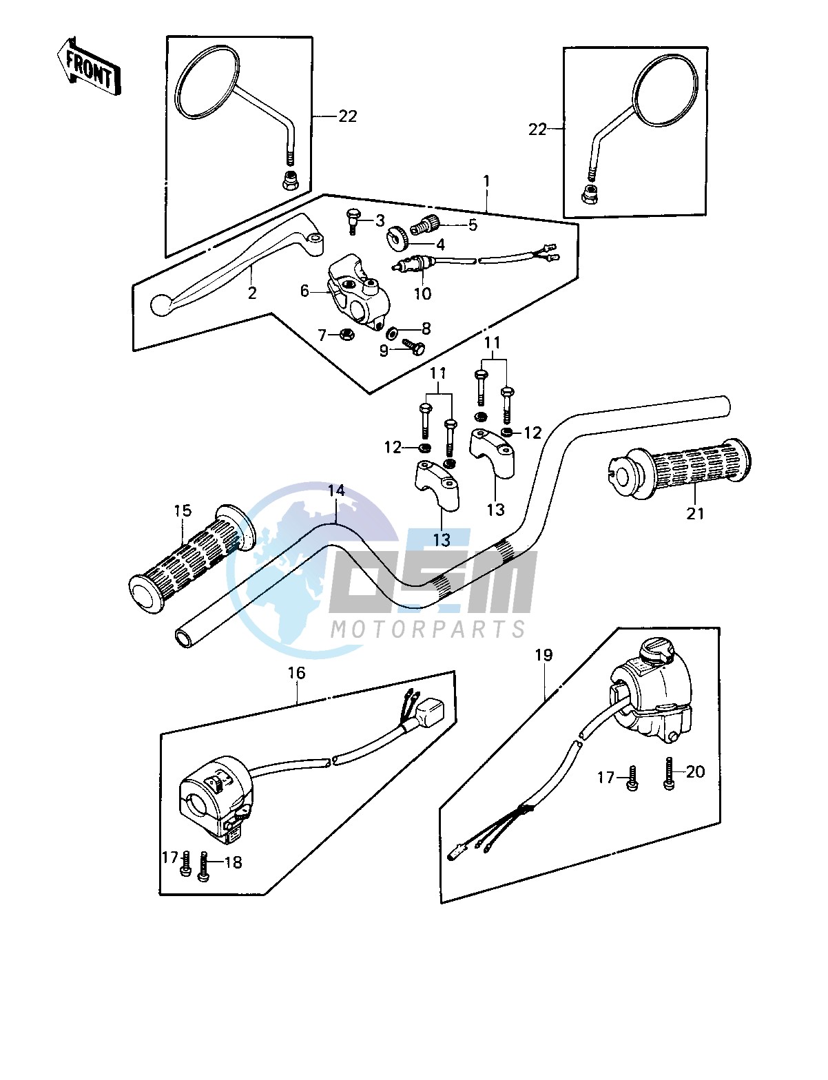 HANDLEBAR -- 79-80 B3_B4- -