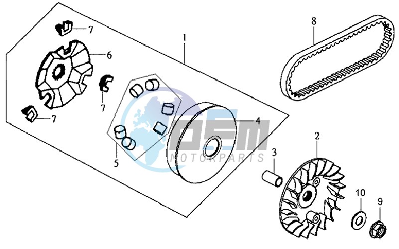 CLUTCH / V BELT