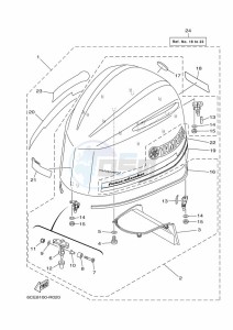 F250NCA drawing FAIRING-UPPER