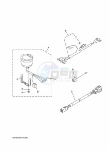 F50DETL drawing SPEEDOMETER