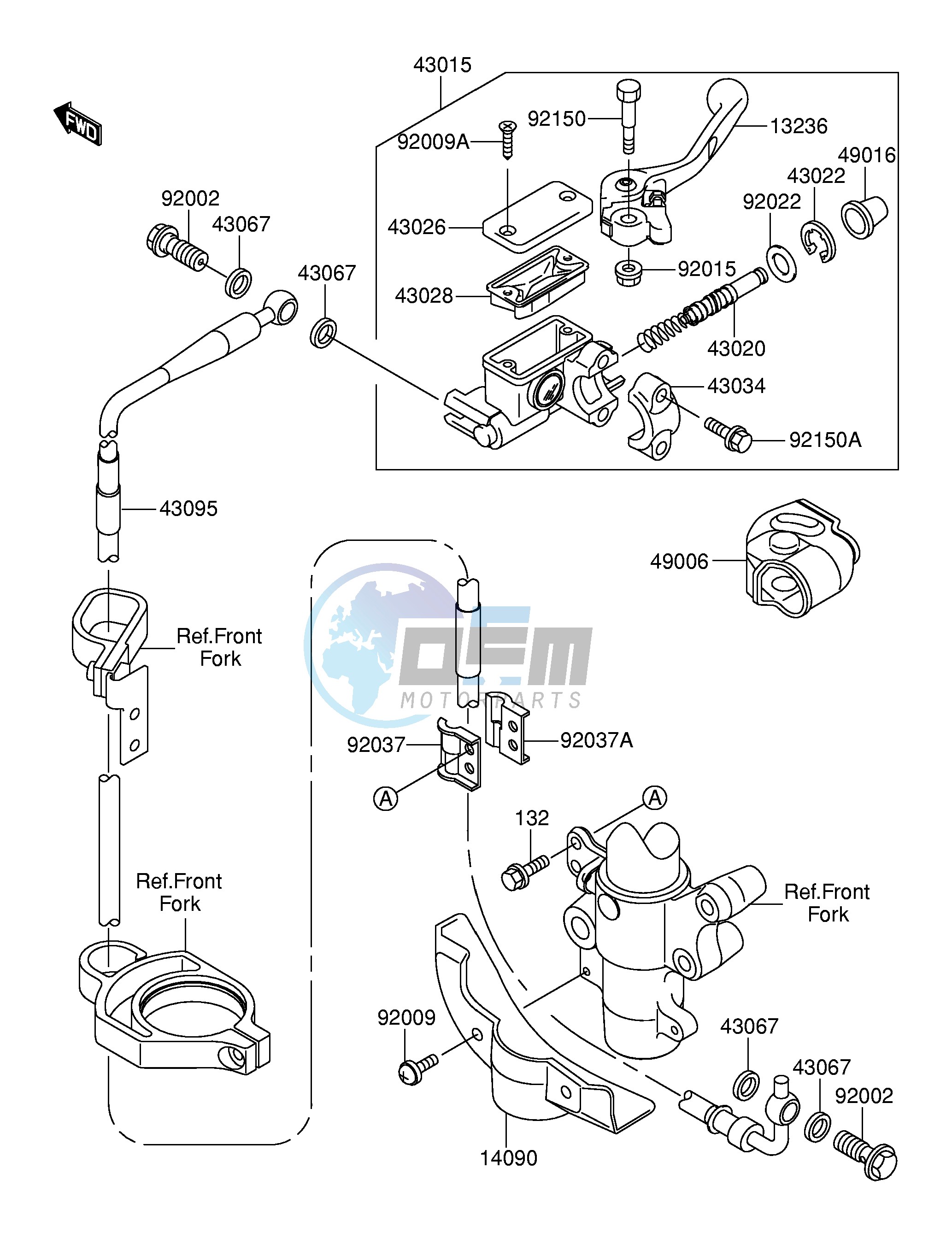 FRONT MASTER CYLINDER