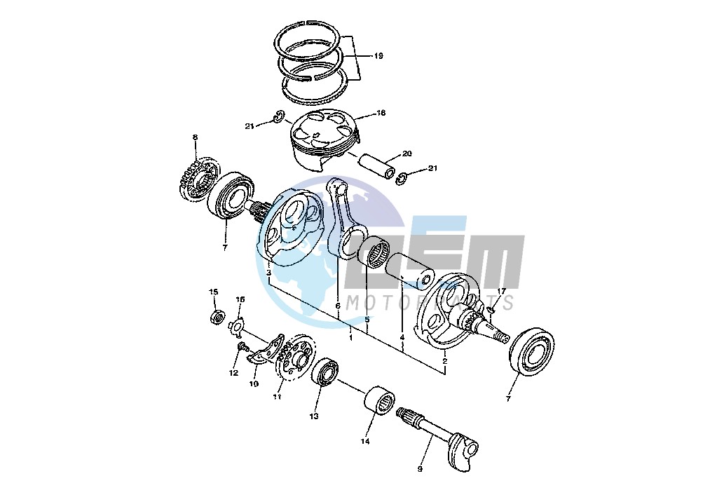 CRANKSHAFT - PISTON