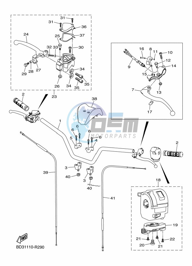 STEERING HANDLE & CABLE