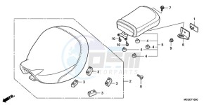 VT750CA9 Ireland - (EK / MME ST) drawing SEAT