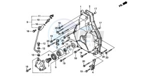 GL1500CT VALKYRIE drawing CLUTCH COVER