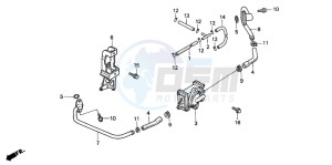 XL600V TRANSALP drawing AIR SUCTION VALVE (SW)