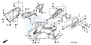 TRX500FM9 Australia - (U) drawing BODY COVER