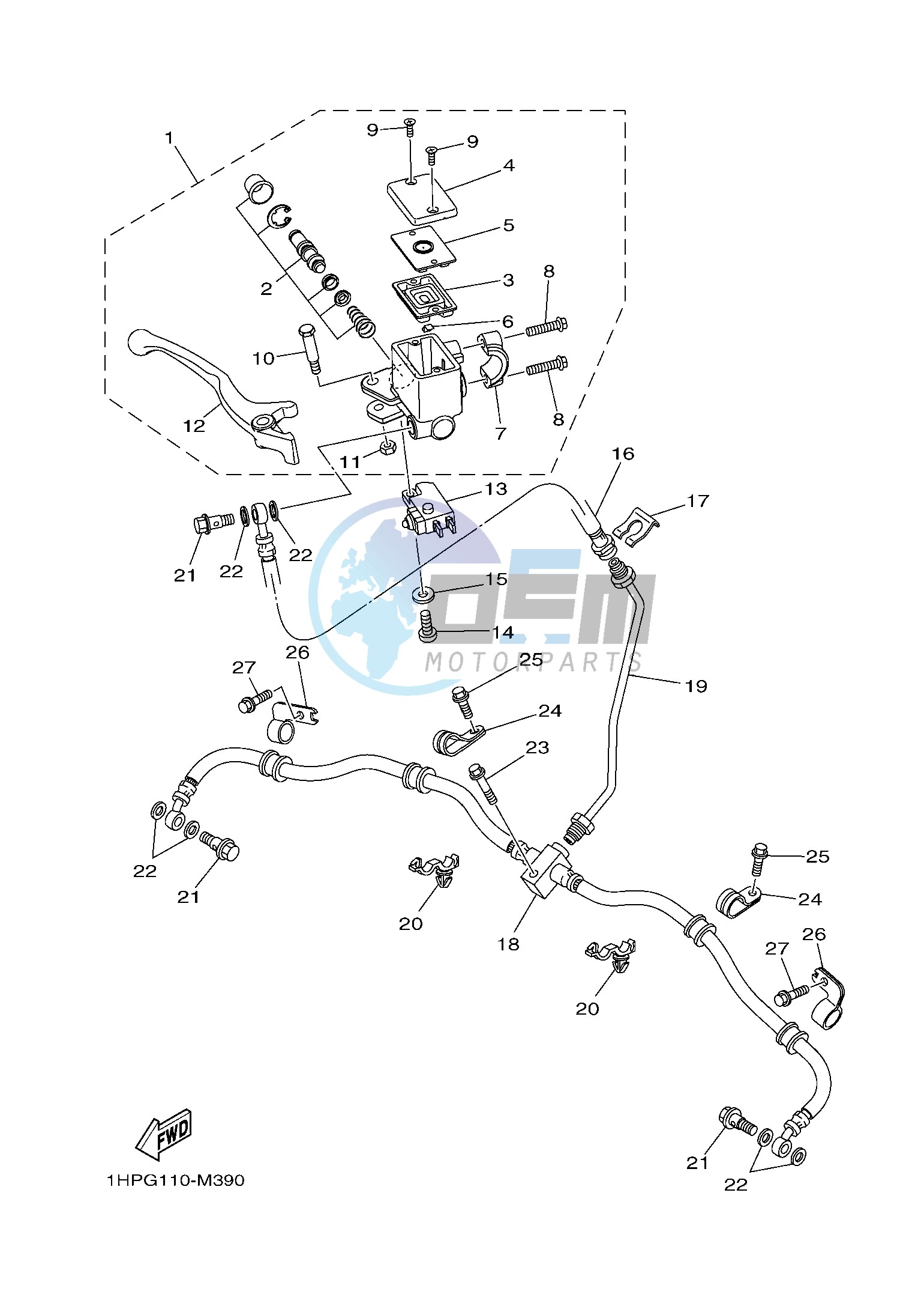 FRONT MASTER CYLINDER