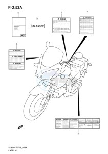 DL 650 V-STROM EU-UK drawing LABEL