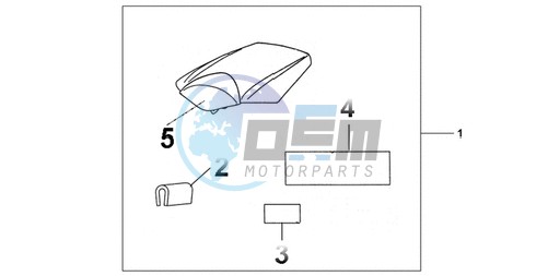 REAR SEAT COWL REPSOL