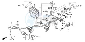 TRX90 SPORTRAX90 drawing WIRE HARNESS