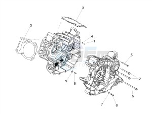 SHIVER 900 E4 ABS NAVI (EMEA) drawing Crankcases I  Mounting