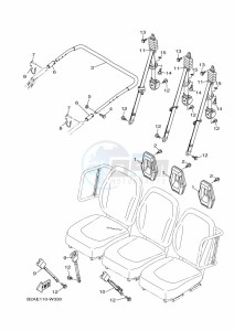 YXM700E YX70MPN (BHF8) drawing SEAT 2