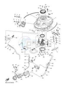 MT-03 MTN320-A (BEV8) drawing FUEL TANK