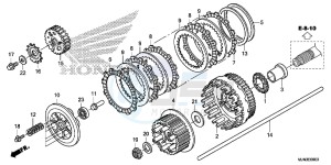 CTX1300AE CTX1300A UK - (E) drawing CLUTCH