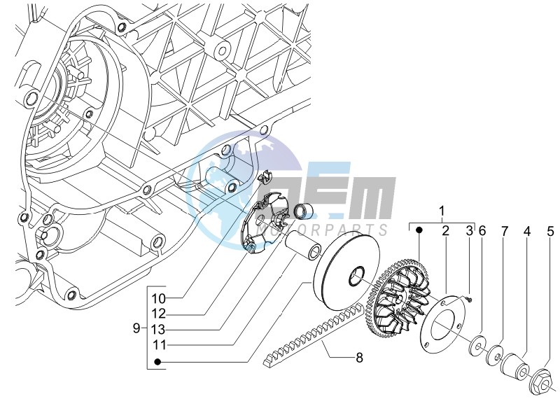 Driving pulley