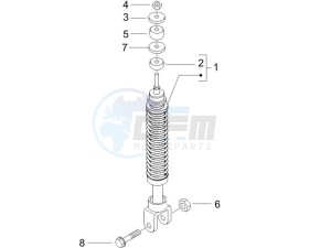 Runner 50 Pure Jet SC drawing Rear suspension - Shock absorbers