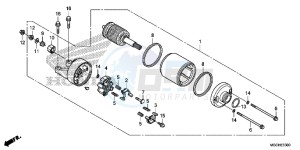 CB1100NAH UK - (E) drawing STARTING MOTOR